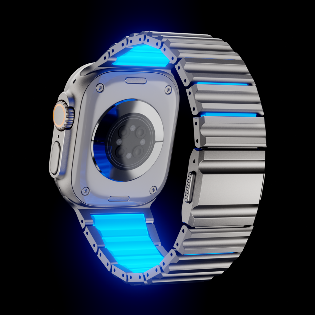 The GEMINI Wave Titanium Band