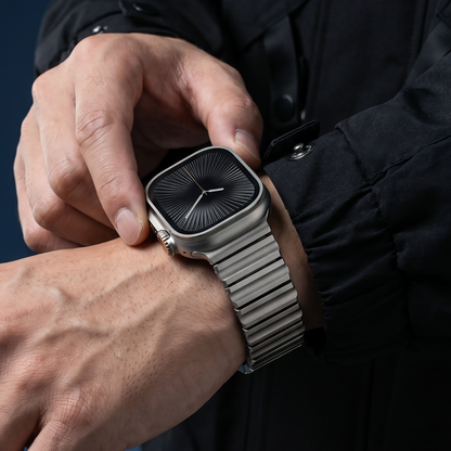 The GEMINI Wave Titanium Band
