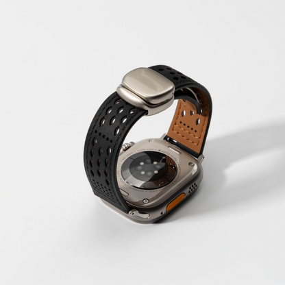 Breathable Leather Band for Apple Watch