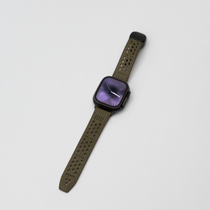 Breathable Leather Band for Apple Watch
