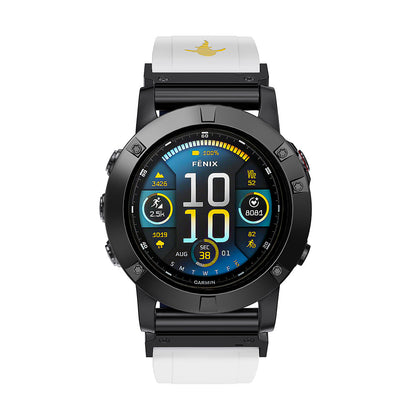 The Shark — Fine Watchmaking Grade FKM Garmin Watch Band