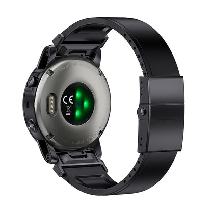 The Shark — Fine Watchmaking Grade FKM Garmin Watch Band