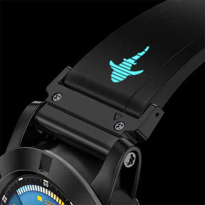 The Shark — Fine Watchmaking Grade FKM Garmin Watch Band