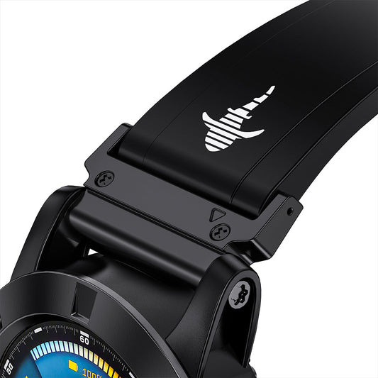 The Shark — Fine Watchmaking Grade FKM Garmin Watch Band