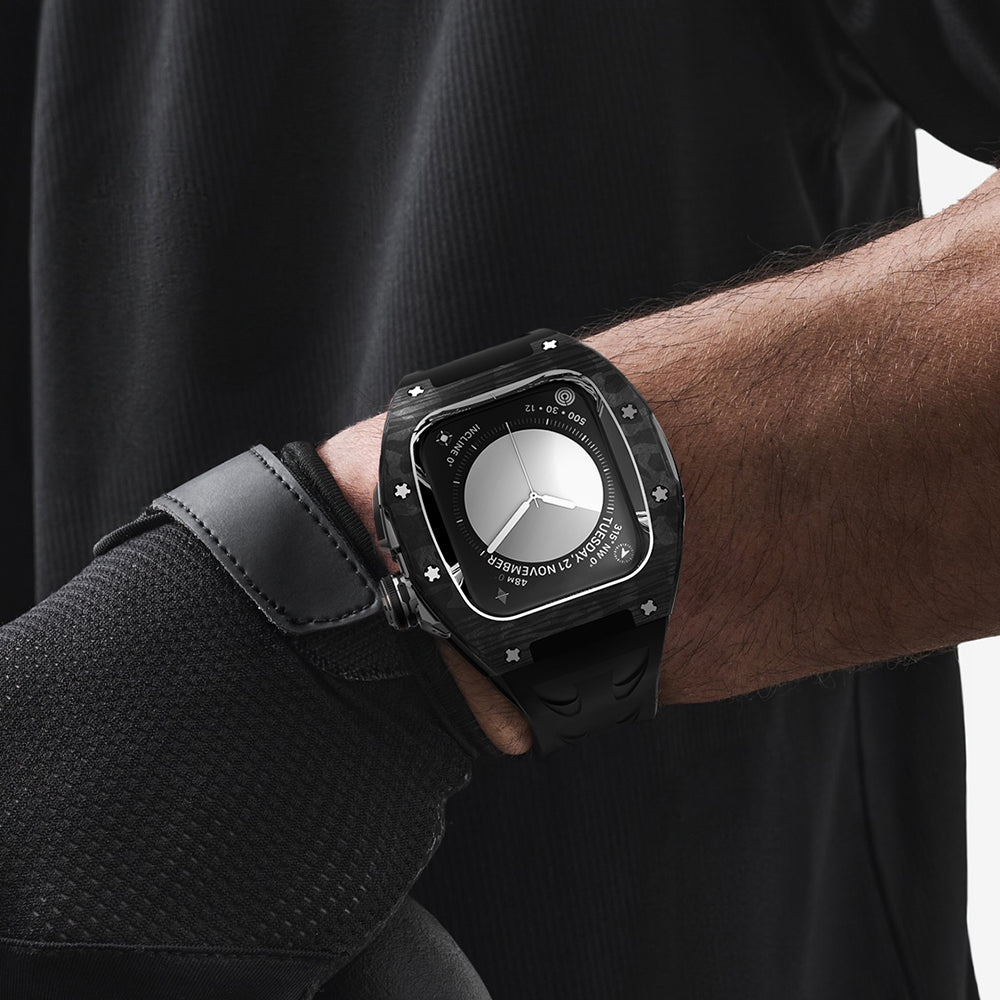 RM7013 Carbon Fiber Case Retrofit Kit For Apple Watch