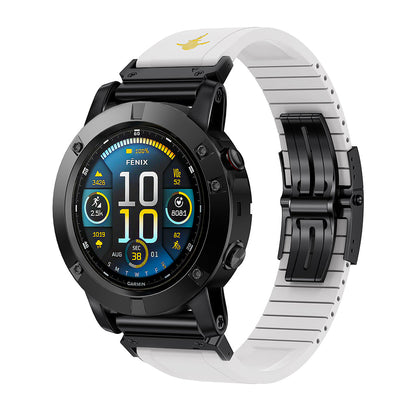 The Shark — Fine Watchmaking Grade FKM Garmin Watch Band