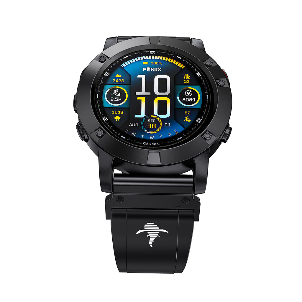 The Shark — Fine Watchmaking Grade FKM Garmin Watch Band