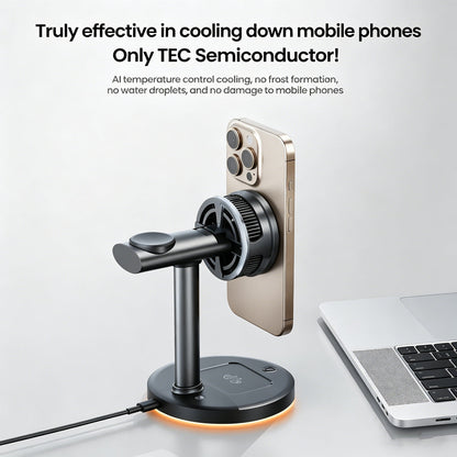 ChillCharge 3-in-1 TEC Cooling Wireless Charging Station